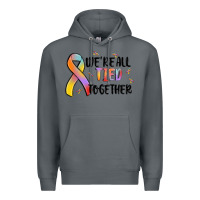 Rock we are all tied together Premium Hoodie - MaliasSmallBusiness