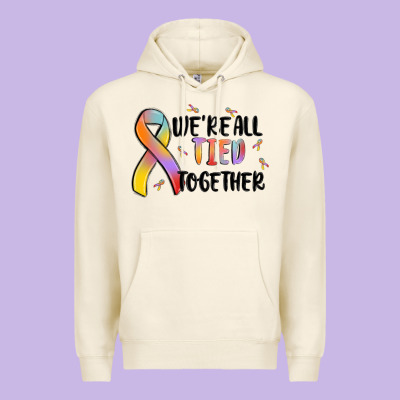 We Are All Tied Together Premium Hoodie Designed By Maliassmallbusiness
