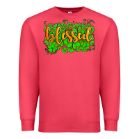 Cardinal blessed with  shamrocks Premium Sweatshirt - AdoDesignShop