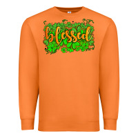 Carrot blessed with  shamrocks Premium Sweatshirt - AdoDesignShop