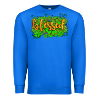 True Royal blessed with  shamrocks Premium Sweatshirt - AdoDesignShop