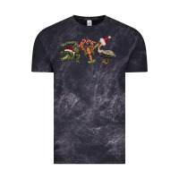 Cloud Black Christmas alligator pelican crawfish Vintage Tee - BarkalooDesign