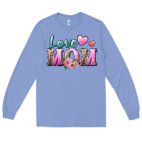 Colony Blue love mom Long Sleeve Tee - Zillion Design Studio