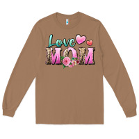 Toasted Coconut love mom Long Sleeve Tee - Zillion Design Studio