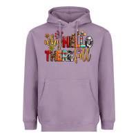 Lavender why hello there fall Heavyweight Hoodie - AdoDesignShop