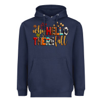 Navy why hello there fall Heavyweight Hoodie - AdoDesignShop
