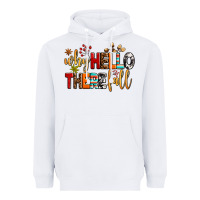 White why hello there fall Heavyweight Hoodie - AdoDesignShop