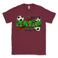 Burgundy mama soccer Classic Tee - Zillion Design Studio