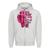 Dove Grey Her Fight Is Our Fight Cancer Zipper Hoodie - texasbilliewilder
