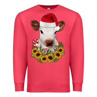 Cardinal calf sunflower christmas Premium Sweatshirt - JahusDesignShop