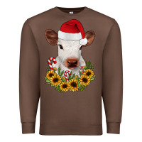 Chestnut calf sunflower christmas Premium Sweatshirt - JahusDesignShop