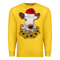 Lemon calf sunflower christmas Premium Sweatshirt - JahusDesignShop