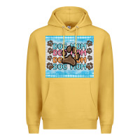 Antique Gold dog mom Premium Hoodie - MaliasSmallBusiness