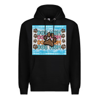Black dog mom Premium Hoodie - MaliasSmallBusiness