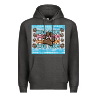 Charcoal Heather dog mom Premium Hoodie - MaliasSmallBusiness
