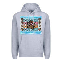 Heather Grey dog mom Premium Hoodie - MaliasSmallBusiness