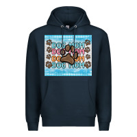 Navy dog mom Premium Hoodie - MaliasSmallBusiness