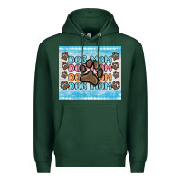 Sports Green dog mom Premium Hoodie - MaliasSmallBusiness