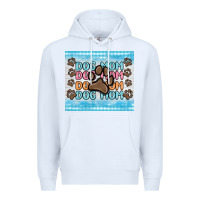 White dog mom Premium Hoodie - MaliasSmallBusiness