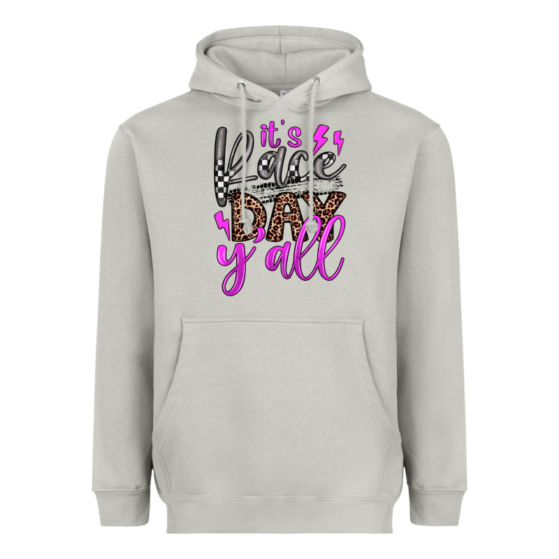 It's Race Day Y'all Heavyweight Hoodie by JahusDesignShop | Teevron