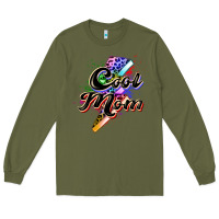 Army Green cool mom Long Sleeve Tee - Zillion Design Studio
