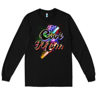 Black cool mom Long Sleeve Tee - Zillion Design Studio