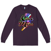 Plum cool mom Long Sleeve Tee - Zillion Design Studio