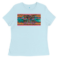 Baby Blue dog mom danchshund  license plate template Ladies Tee - BarkalooDesign