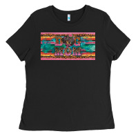 Black dog mom danchshund  license plate template Ladies Tee - BarkalooDesign