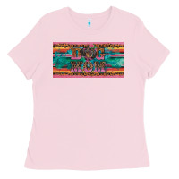 Bubblegum Pink dog mom danchshund  license plate template Ladies Tee - BarkalooDesign