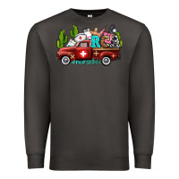 Smoke rca nurse truck with cactus Premium Sweatshirt - AdoDesignShop