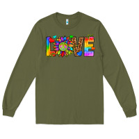 Army Green lgbtq love Long Sleeve Tee - texasbilliewilder