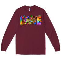 Burgundy lgbtq love Long Sleeve Tee - texasbilliewilder