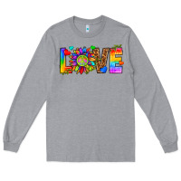 Heather Grey lgbtq love Long Sleeve Tee - texasbilliewilder