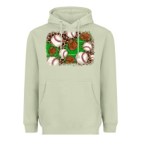 Matcha baseball glove background Heavyweight Hoodie - JahusDesignShop
