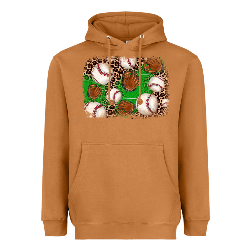 Baseball Glove Background Heavyweight Hoodie by JahusDesignShop | Teevron