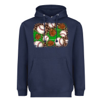 Navy baseball glove background Heavyweight Hoodie - JahusDesignShop