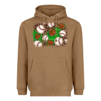Toasted Coconut baseball glove background Heavyweight Hoodie - JahusDesignShop