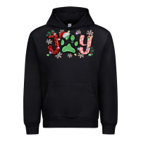 Black joy with dog paw Urban Hoodie - MaliasSmallBusiness