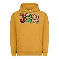 Pigment Peanut Butter joy with dog paw Urban Hoodie - MaliasSmallBusiness