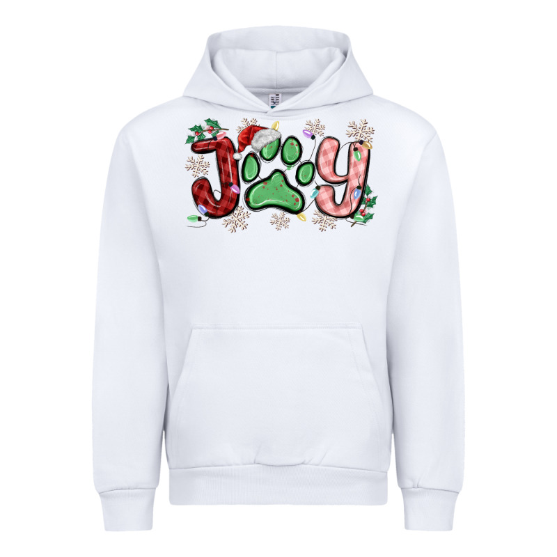 Joy With Dog Paw Urban Hoodie by MaliasSmallBusiness | Teevron