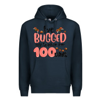 Navy i have bugged my teacher for 100 days Premium Hoodie - MaliasSmallBusiness