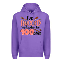 Purple i have bugged my teacher for 100 days Premium Hoodie - MaliasSmallBusiness