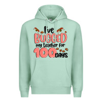 Seafoam i have bugged my teacher for 100 days Premium Hoodie - MaliasSmallBusiness