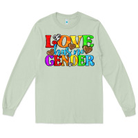 Matcha love has no gender pride lgbtq Long Sleeve Tee - texasbilliewilder