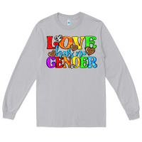 Moon Dust love has no gender pride lgbtq Long Sleeve Tee - texasbilliewilder