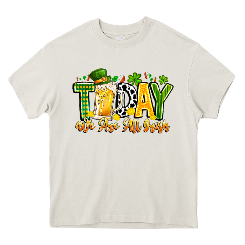 Today We Are All Irish Heavy Core Tee by CowhideDigitalArt | Teevron