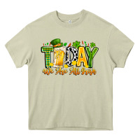 Mossy today we are all irish Heavy Core Tee - CowhideDigitalArt