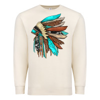 Sandshell indian headdress Premium Sweatshirt - JahusDesignShop