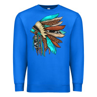 True Royal indian headdress Premium Sweatshirt - JahusDesignShop